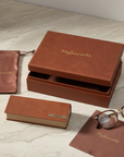 Unique Design Luxury PU Leather Sunglasses Packaging Box case