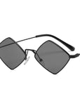 Metal Rhombus Sunglasses
