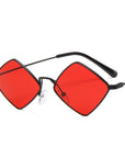 Metal Rhombus Sunglasses