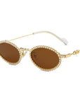 Y2K Diamond Oval Sunglasses