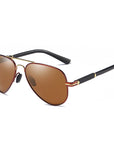 Men's Metal Polarized Sunglasses Driving Glasses A545