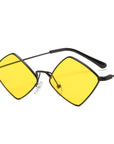 Metal Rhombus Sunglasses