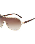 Big Frame One Piece Sunglasses