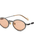 Y2K Diamond Oval Sunglasses