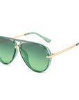 Green Cycling Sunglasses