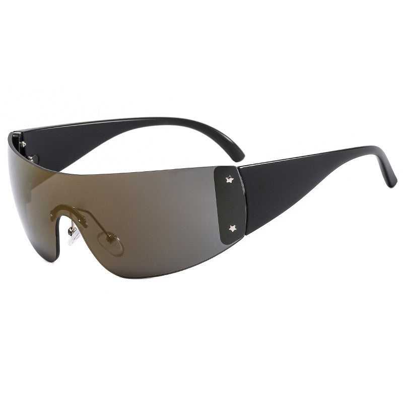 Rimless Pentagram Sunglasses Y2K