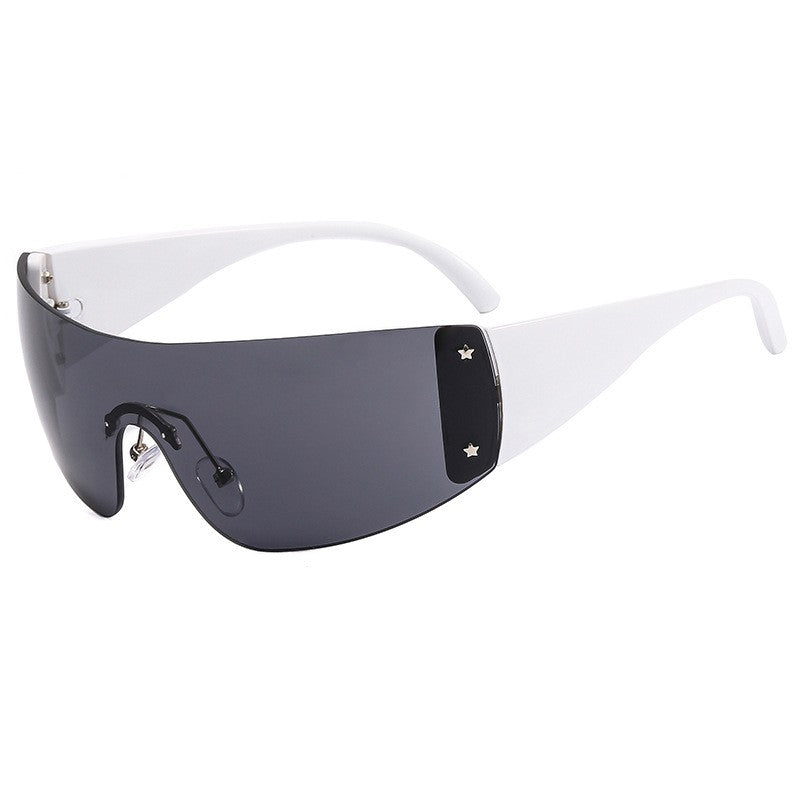 Rimless Pentagram Sunglasses Y2K