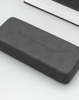 Pleated Leather Glasses Case