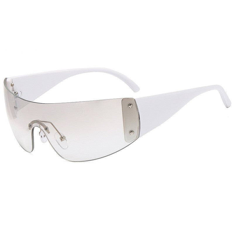 Rimless Pentagram Sunglasses Y2K