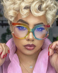 Rainbow Owl Optical Frame Glasses 92104
