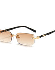 Jelly Colored Rimless Sunglasses