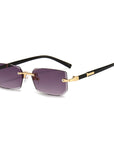 Jelly Colored Rimless Sunglasses