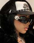Y2K Rimless Pentagram Sunglasses 915