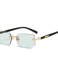 Jelly Colored Rimless Sunglasses