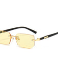 Jelly Colored Rimless Sunglasses