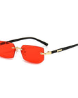 Jelly Colored Rimless Sunglasses