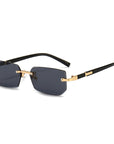 Jelly Colored Rimless Sunglasses