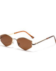Polygonal Metal Sunglasses