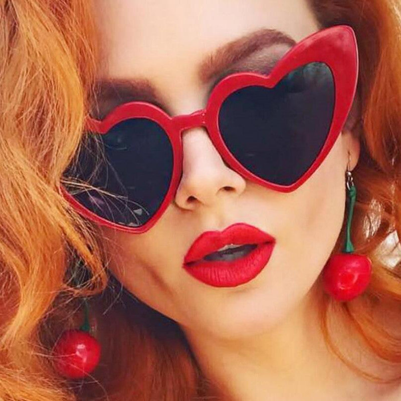 Love Sunglasses &amp; Peach Heart Sunglasses 5716