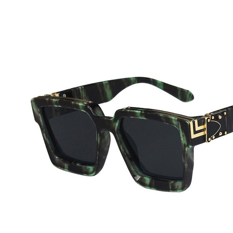 Men's Square Large Frame Sunglasses