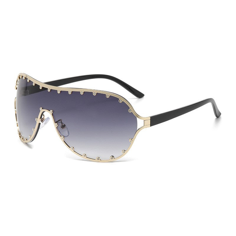 Big Frame One Piece Sunglasses