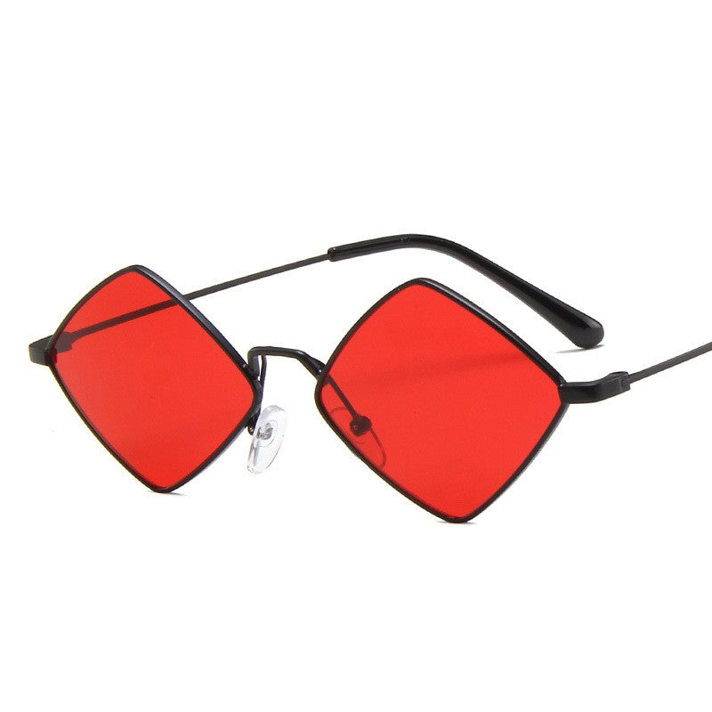Metal Rhombus Sunglasses