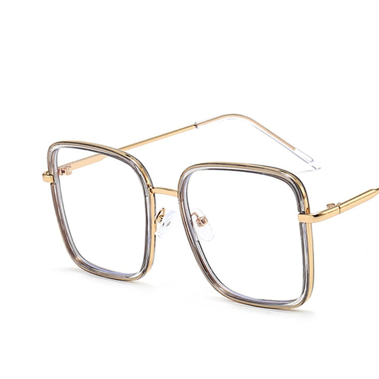 Big Frame Square Anti Blue Light Glasses