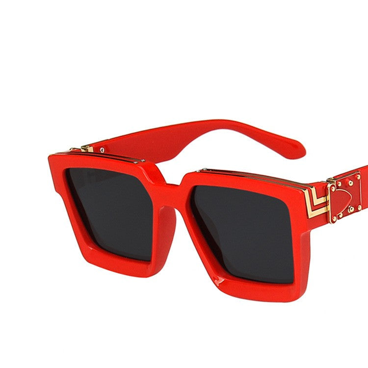 Men's Square Large Frame Sunglasses