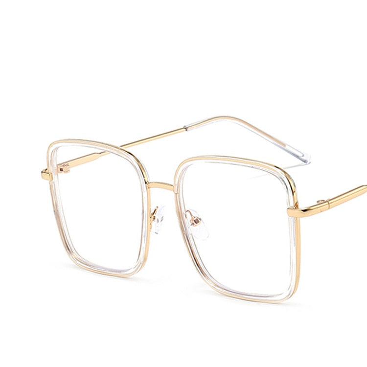 Big Frame Square Anti Blue Light Glasses