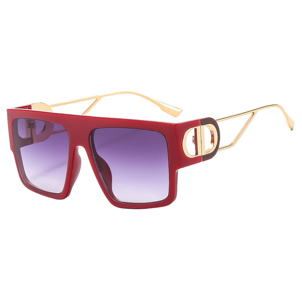 Trendy Large Frame Square Sunglasses