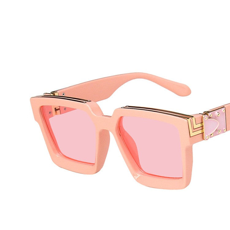 Men's Square Large Frame Sunglasses
