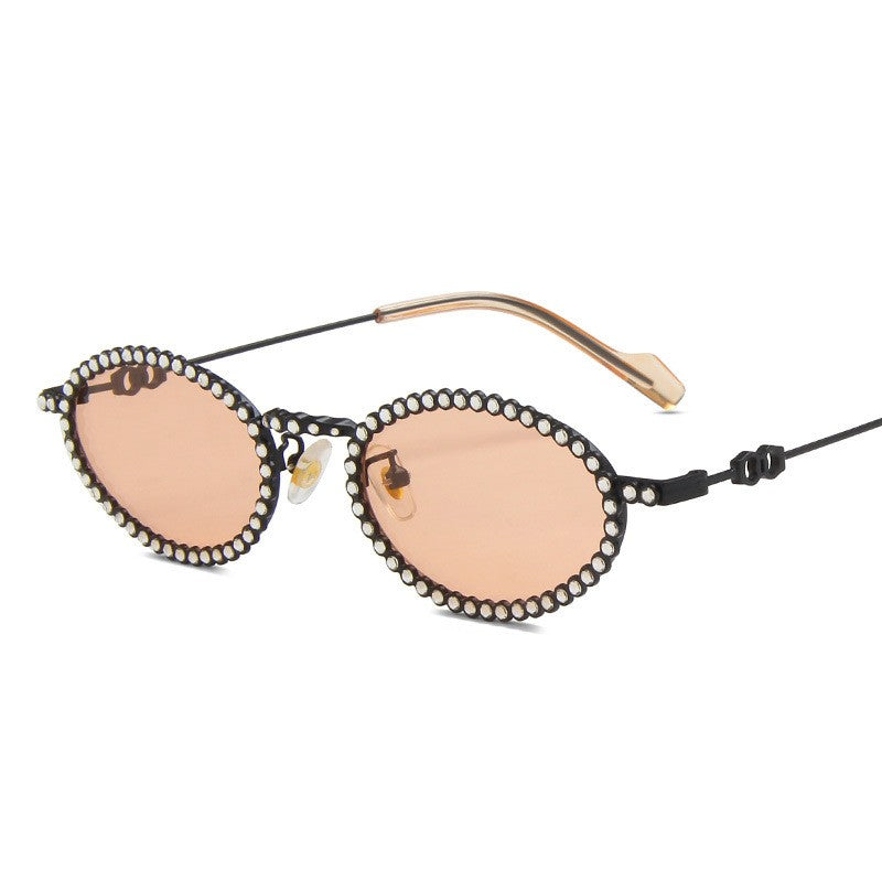 Y2K Diamond Oval Sunglasses