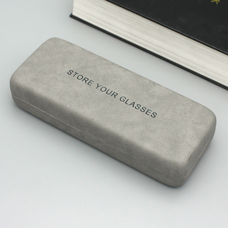 Pleated Leather Glasses Case