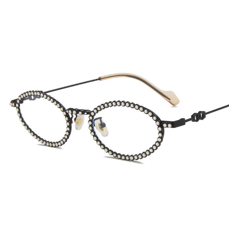 Y2K Diamond Oval Sunglasses
