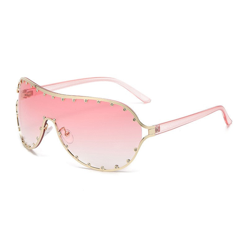 Big Frame One Piece Sunglasses