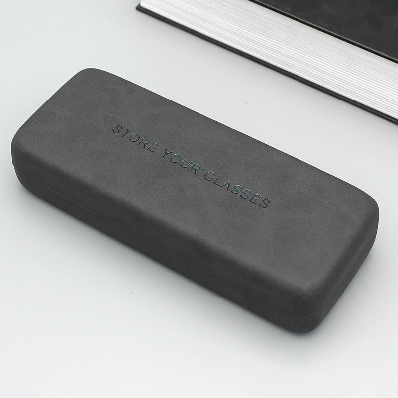 Pleated Leather Glasses Case