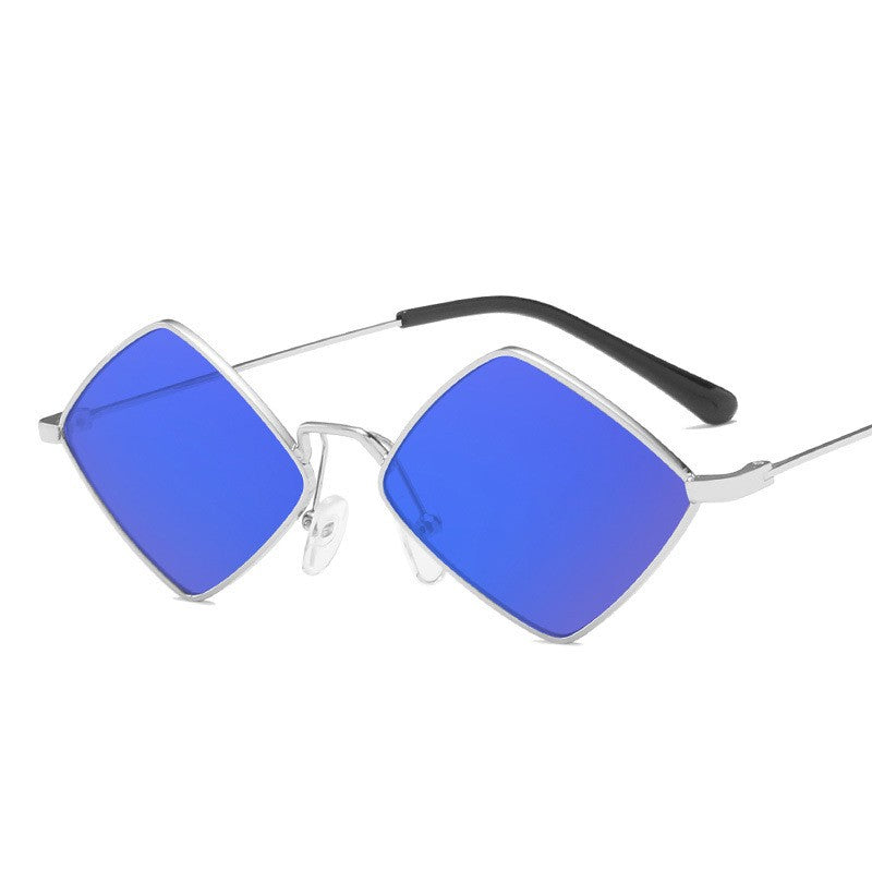 Metal Rhombus Sunglasses