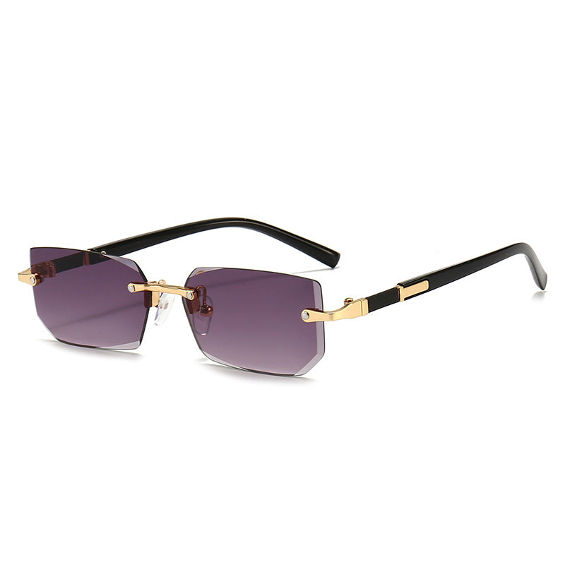 Jelly Colored Rimless Sunglasses