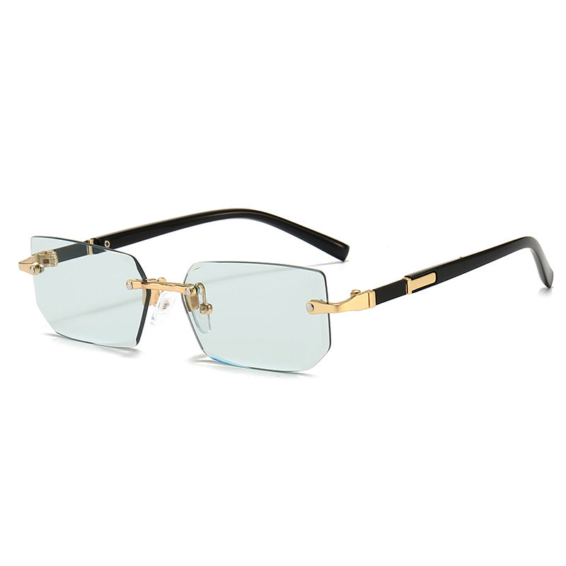 Jelly Colored Rimless Sunglasses
