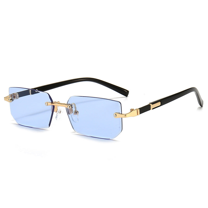 Jelly Colored Rimless Sunglasses
